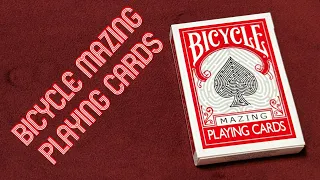 Daily deck review day 77 - Red Bicycle Mazing playing cards