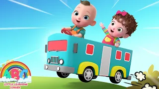 Wheels On The Bus | Nursery Rhymes & Kids Songs | Abc Little Learning Corner