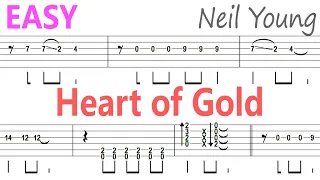 Neil Young - Heart of Gold / Guitar Solo Tab+BackingTrack