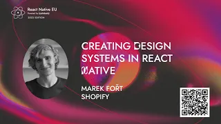 Creating Design Systems in React Native - Marek Fořt | React Native EU 2023