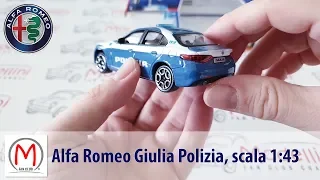 Alfa Romeo Giulia Veloce Polizia scala 1:43 Burago