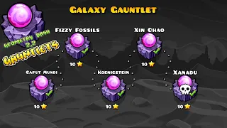 Galaxy Gauntlet - All Levels (All Coins + Rewards) | Geometry Dash 2.2