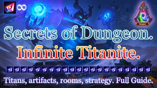 Secrets of Dungeon. Infinite Titanite. How to pump Titans. Guide and Strategy. | Hero Wars Mobile