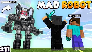 Fighting with MAD ROBOT in Minecraft World Maze [Episode 11] with @ProBoiz95