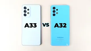 Samsung Galaxy A33 5G VS Galaxy A32 Speed Test