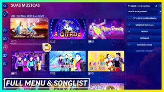 Just Dance 2024 Edition - FULL MENU & SONGLIST + ALTS + PLUS (Day One)