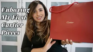 CARTIER UNBOXING! My first pieces!