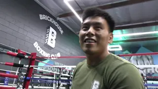 Reaction to Canelo vs Plant at Brickhouse boxing gym | EsNews Boxing