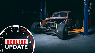 Tom and Davin tear apart our 1937 Ford Coupe race car | Redline Update #49