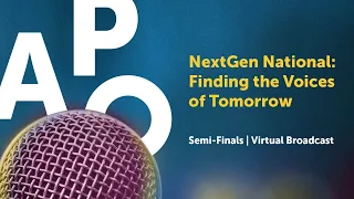 NextGen National: Finding the Voices of Tomorrow - Finalist Announcement