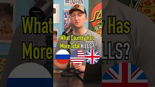 What Country Has More Total Kills?! Can You Guess Them? #shorts #country #world #usa #china #india