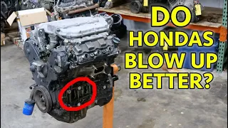 Obliterated Honda Accord J35 V6 Teardown. Customer States: "Vehicle Shut Off"  OH I BET IT DID!