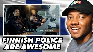 AMERICAN REACTS To Finnish police chasing a half naked drunk bicyclist | Animal Encounters | Finland