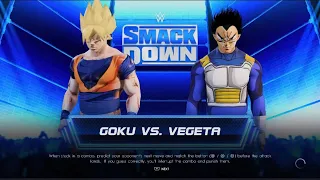 WWE 2K22 Goku Vs Vegeta