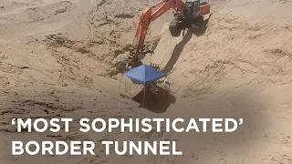 'Most sophisticated' border tunnel in US history