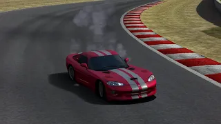 Dodge Viper GTS DIFTING around Midfield Raceway