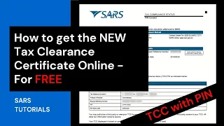 How to get the NEW TAX CLEARANCE CERTIFICATE with PIN | Full Tutorial | 2020- 2021 Method