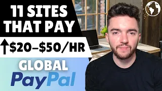 11 Legit Websites That Pay You $20-$50/Hour Worldwide via PayPal