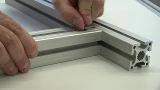 Kanya Aluminium Profile System - How to Connect Profiles Together With Speed and Ease