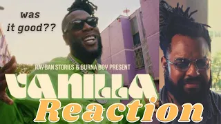 American Reacts to Burna Boy Vanilla || GoodVibesTony #goodvibestony #burnaboy #vanilla