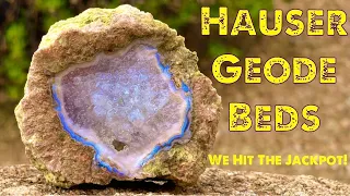 Finding Geodes at the Hauser Geode Beds in California and Getting Them Cut