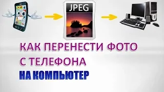 Как перенести фото с телефона на компьютер