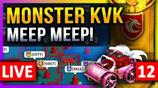 Monster KVK:  Meep Meep! 🔥🔥🔥 LIVE! 🔴 7 IMP: C11676, 1960, 1365, 1534, 1093, 1175