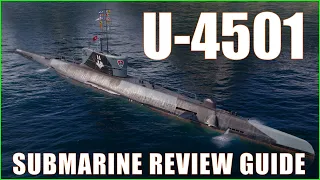 U-4501 German Kriegsmarine Submarine Review Guide World of Warships