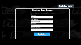 How to register a game of FR Legends