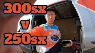 Two Stroke Tuesday - KTM 300sx vs 250sx TBI's