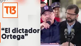 "El dictador Ortega": Boric responde al Presidente de Nicaragua quien lo comparó con Pinochet