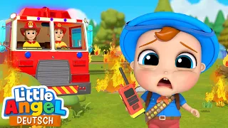 Hilfe, es brennt! | Tatü tata die Feuerwehr ist da | Little Angel Deutsch - Kinderlieder