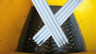 COOL TUBE LIGHTS VS FAST SHREDDER MACHINE