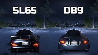 Mercedes-Benz SL 65 AMG vs Aston Martin DB9 - Need for Speed Carbon (Drag Race)