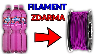 Filament from PET bottle, # 1 - string | FREE 3D printer filament! | PET bottle recycling