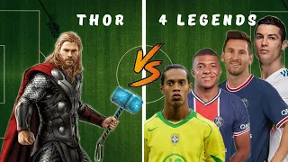 Thor VS (MBAppe, Neymar, Ronaldo) 💪🏻🔥