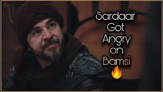 Ertugrul Sardaar Angry on Bamsi bey | Most Dangerous scene | #ertugrul #bamsi #viral