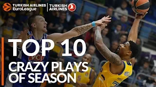 2018-19 Turkish Airlines EuroLeague: Top 10 Crazy Plays!