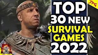 30 Upcoming SURVIVAL GAMES Releasing In 2022! Crafting, Base Building, Pvp, Co-op, MMO's And More!