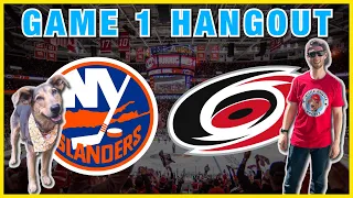 HURRICANES vs ISLANDERS Game 1 Hangout! (no game feed)