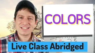 Color Verbs | Live Class Abridged