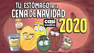 Tu estómago en la cena de navidad del 2020 | Casi Creativo