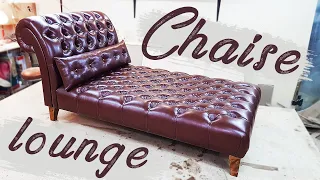 Шезлонг chaise lounge DIY мебель своими руками