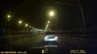 Массовая авария на Гагаринском мосту