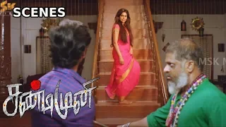 Priest confirms the demon in Sandi’s house as his wife Thamare | Sandimuni Latest Tamil Movie