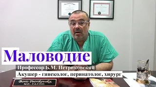 Маловодие - интервью с профессором Петриковским о родах в США