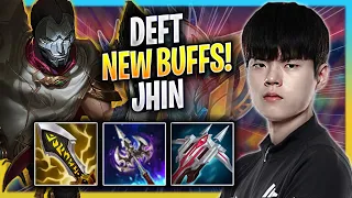 DEFT TRIES JHIN WITH NEW BUFFS! - DK Deft Plays Jhin ADC vs Kai'sa! | Bootcamp 2023