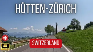 Hütten - Zürich - Switzerland - Driving Tour 4K
