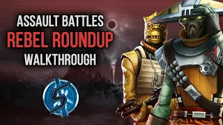 GUIDE | Assault Battles: Rebel Roundup - challenge tier 3 | Star Wars: Galaxy of Heroes