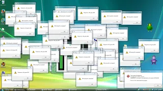 Destroying Windows Vista with viruses